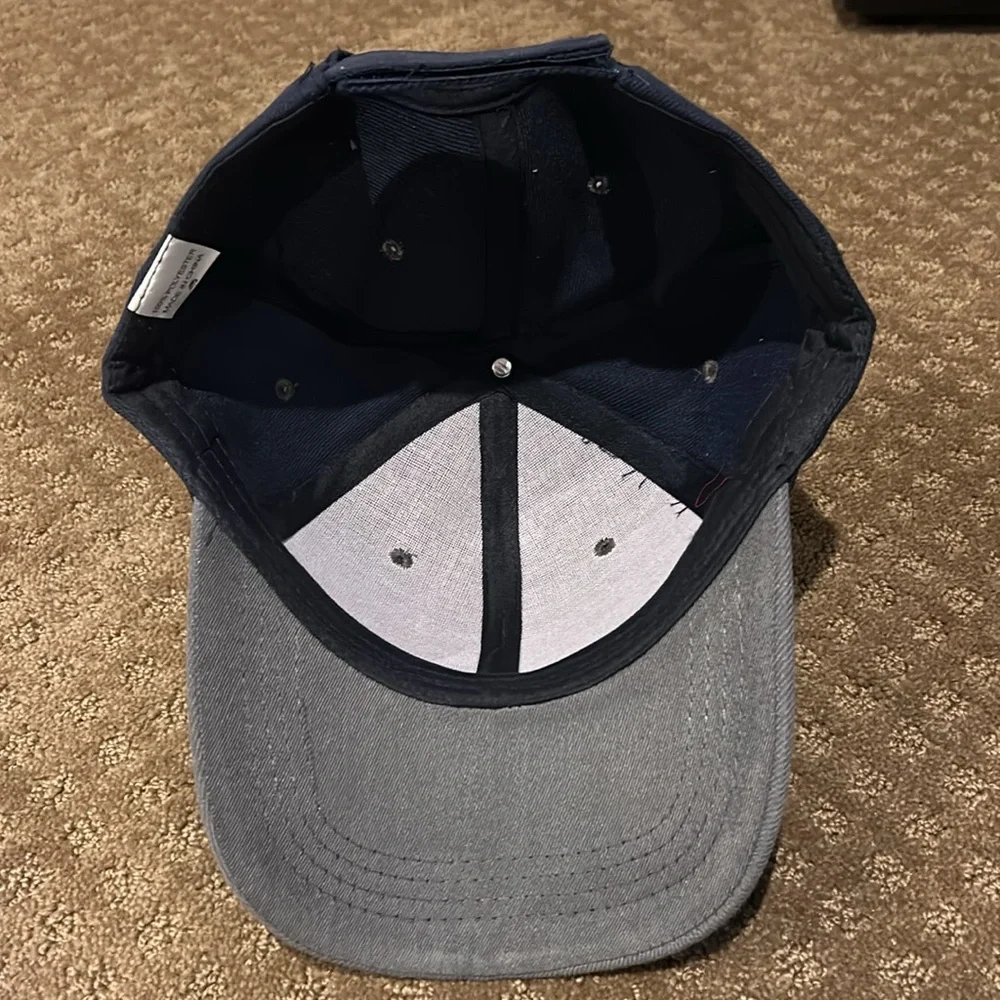 NWOT Navy Blue & Gray Baseball Cap